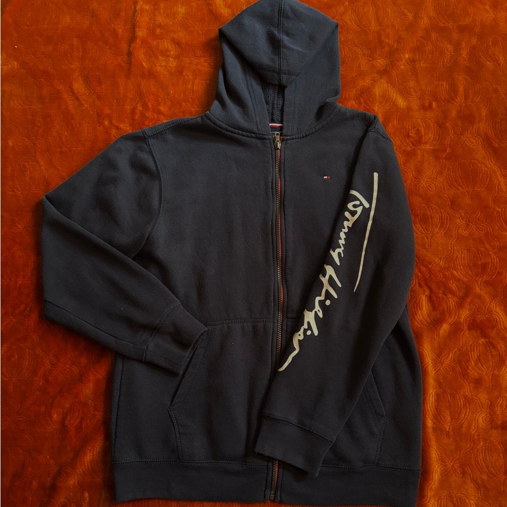 Tommy Hilfiger Men's Navy Zip-Up Hoodie